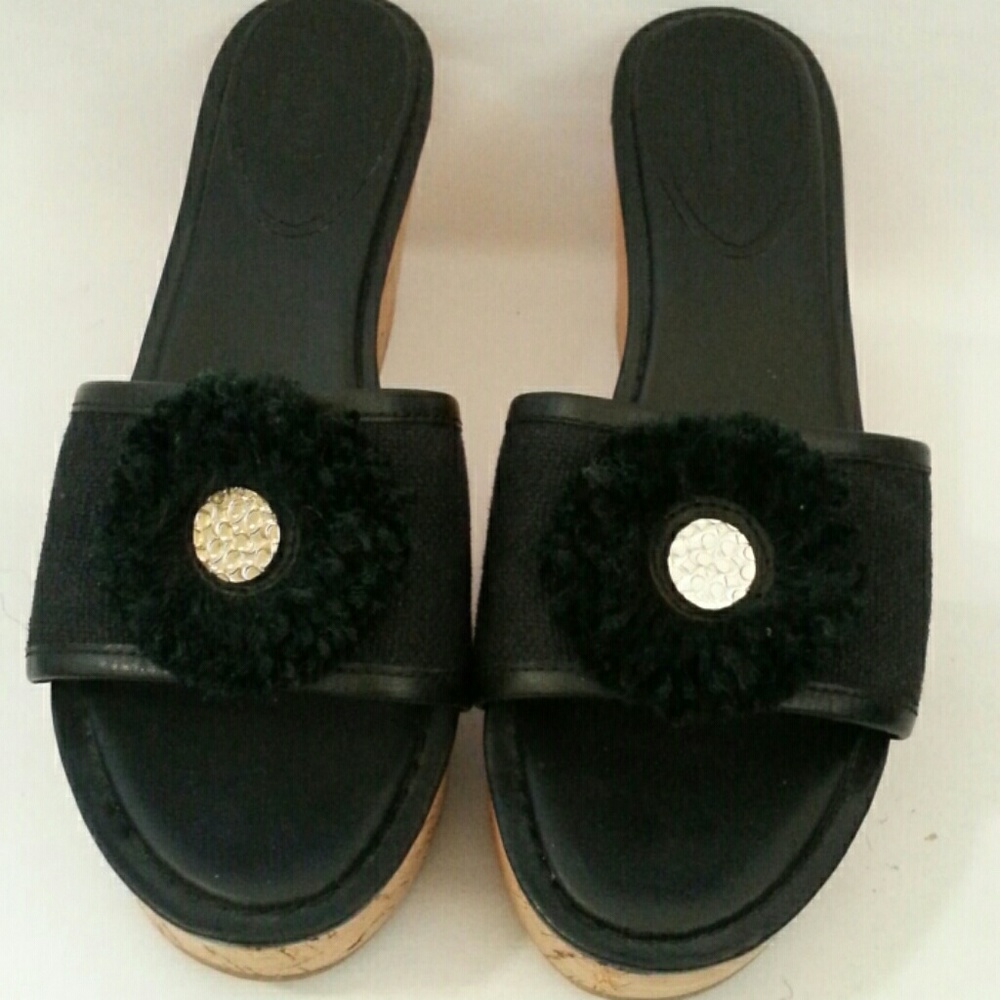 COPY - COACH "JASZMIN" BLACK MRSP $148  + Tax Sz 9.